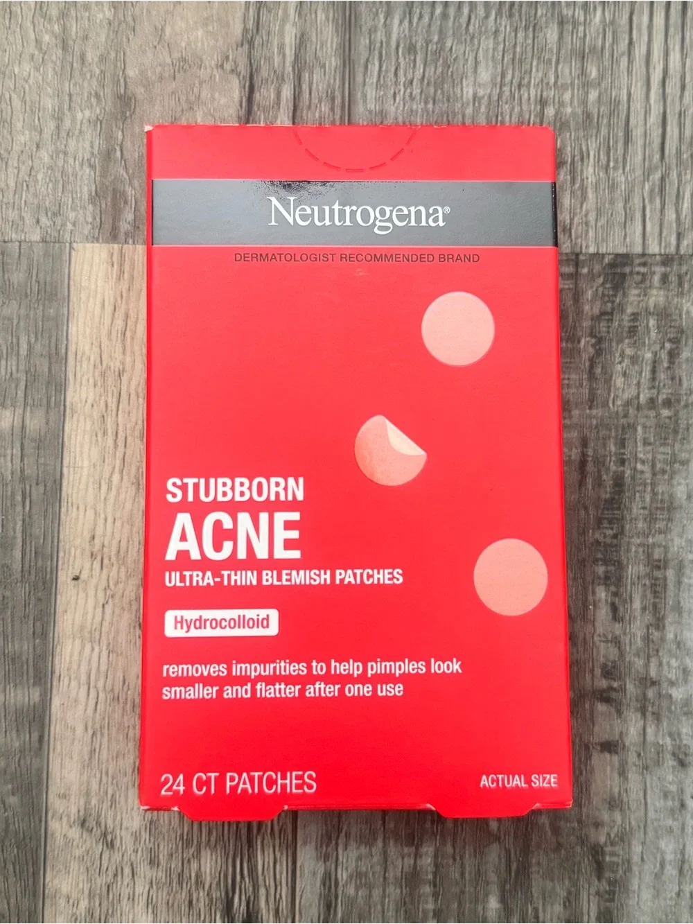 Neutrogena Red Ultra-Thin Stubborn Acne Blemish Patches